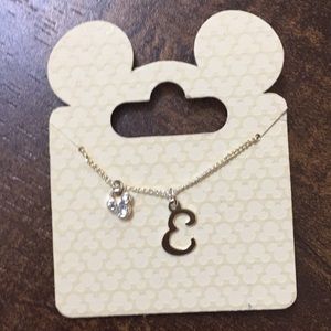 Disney “E” necklace